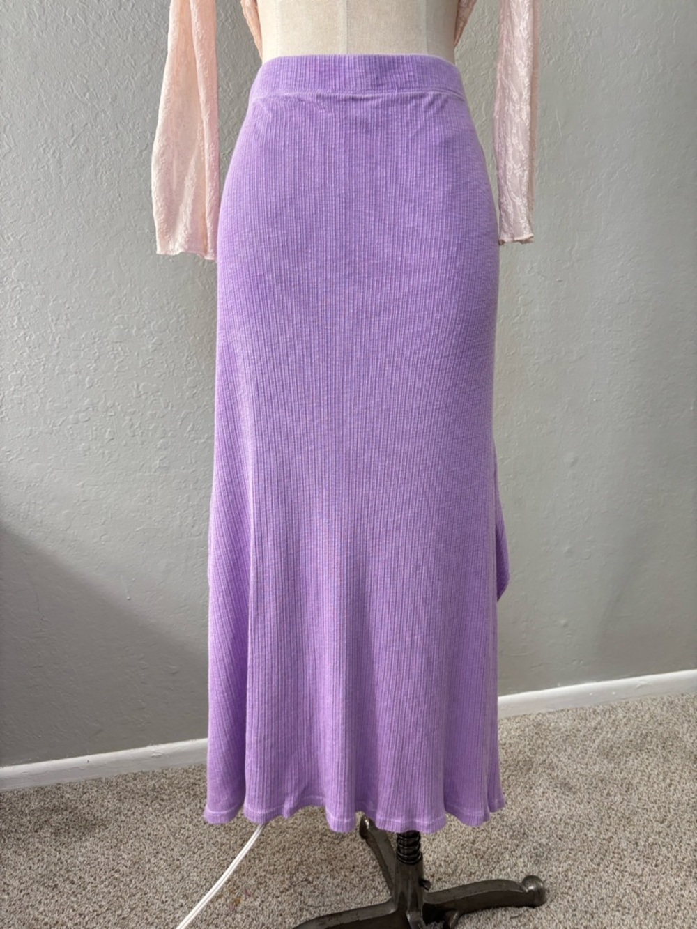 Sundry Lavender high-low skirt